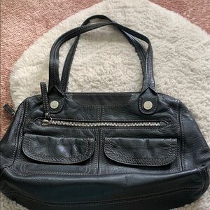 Fossil Leather Handbag EUC